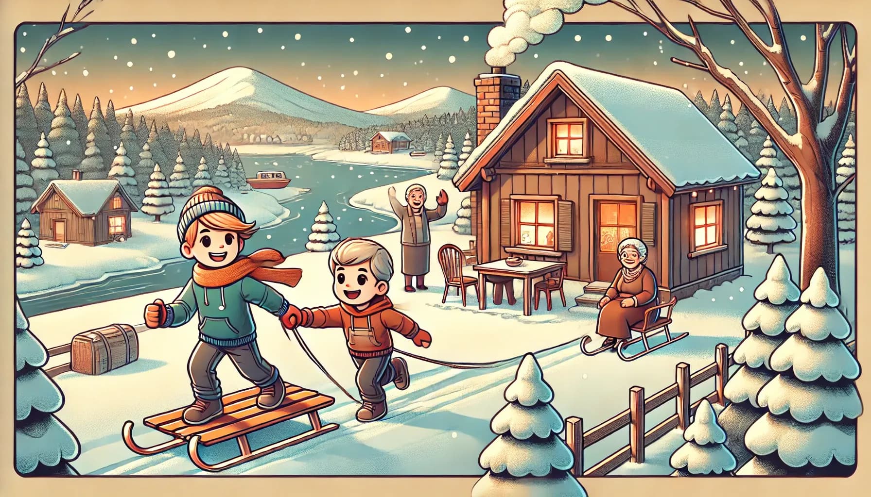 Ein Winterabenteuer: Schulfrei & ein Tag voller Schnee