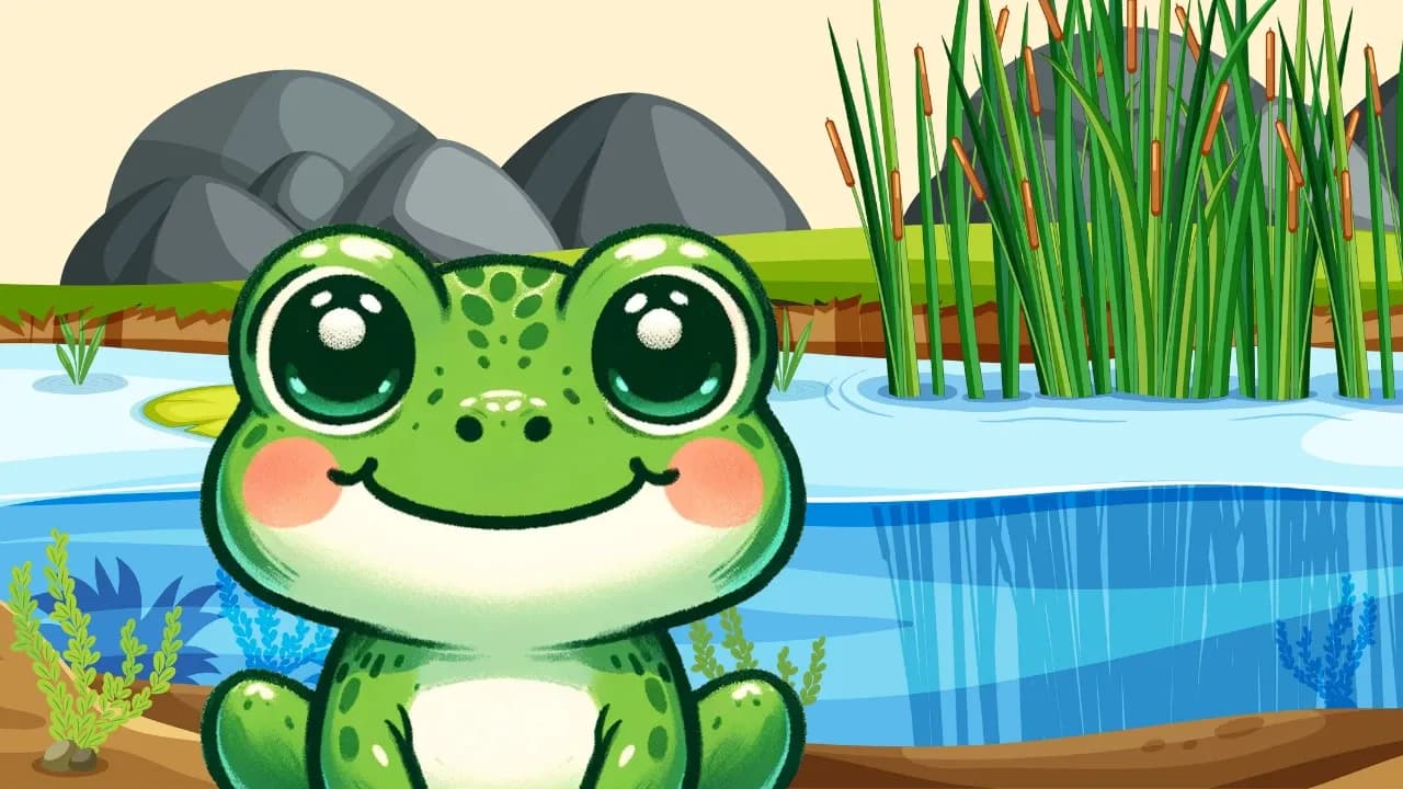 Felix, der Frosch, schlichtet einen Streit