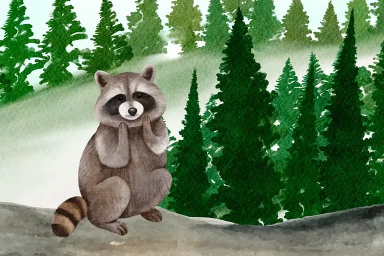 Fritz, der freche Waschbär