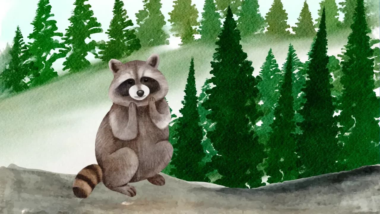 Fritz, der freche Waschbär