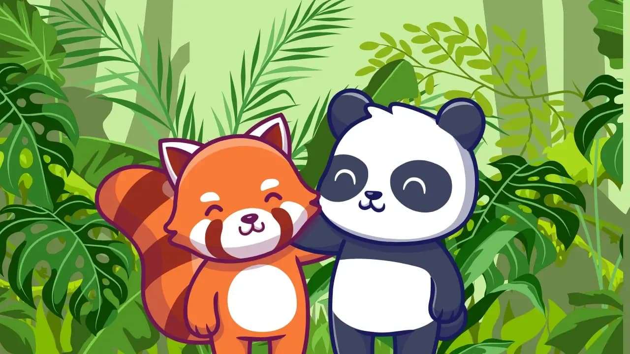 Hugo & Rosa: Die Geschichte von zwei ungleichen Pandas