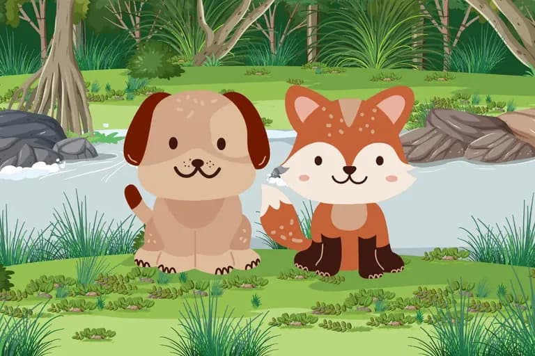 Hund & Fuchs sind füreinander da