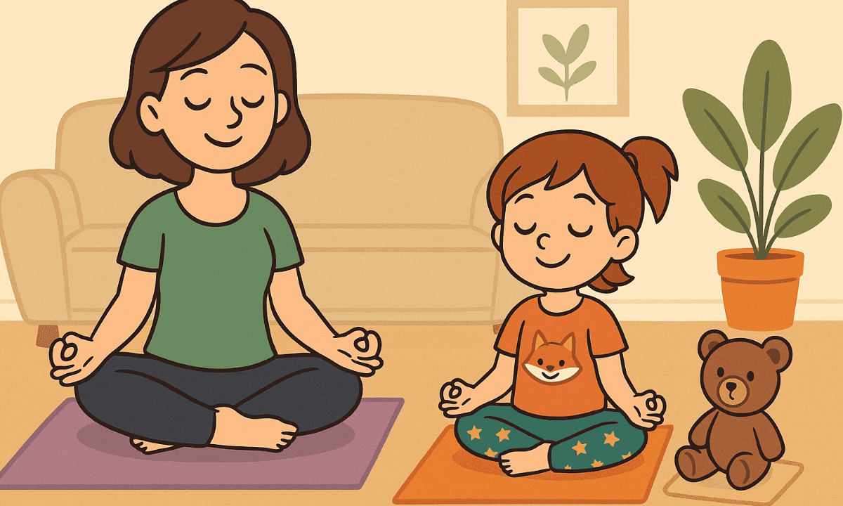 Lenas erster Yoga-Morgen – Eine Geschichte zum Entspannen und Mitmachen