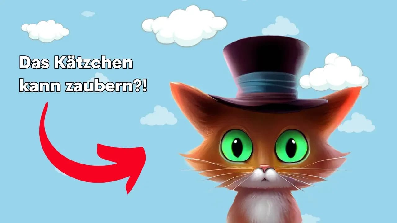 Mia & die zauberhafte Katze erleben ein Abenteuer
