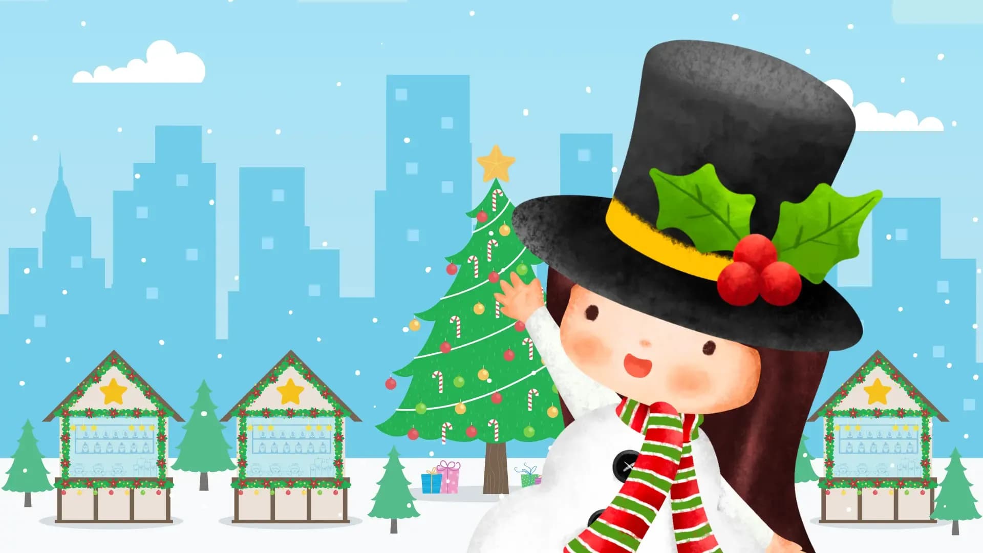Pia besucht den Weihnachtsmarkt