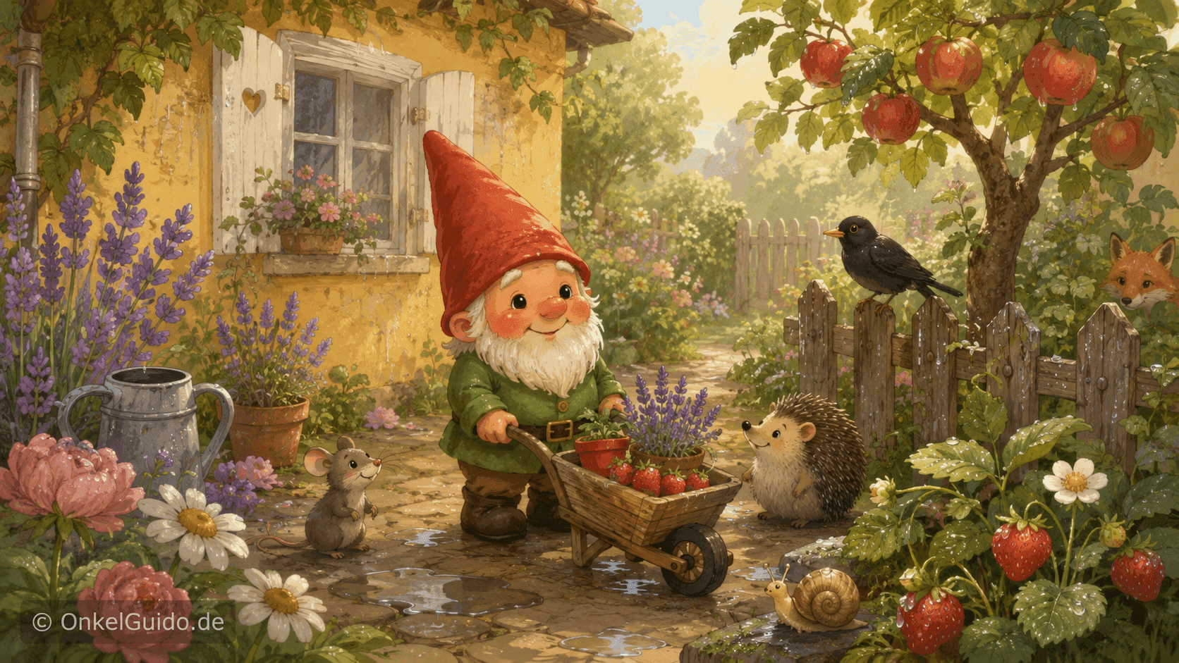 Sandy, der Gartenzwerg mit dem großen Herzen