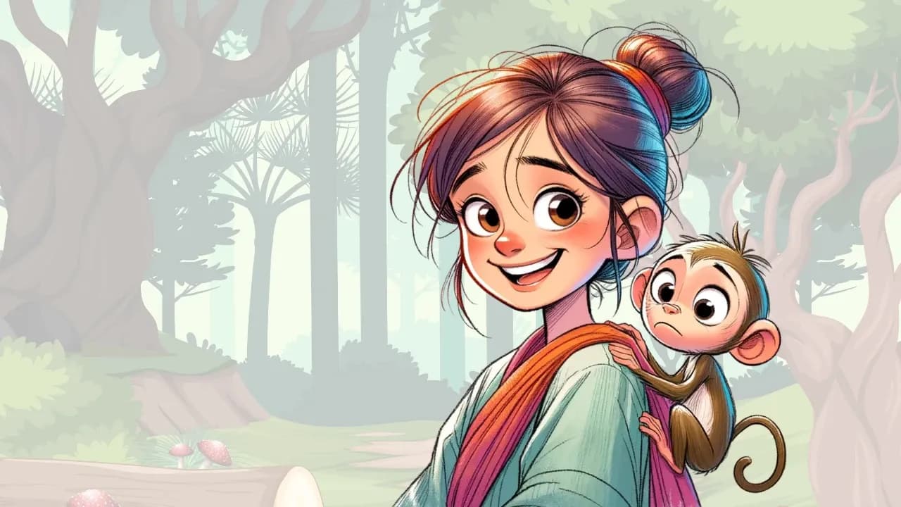 Sarah & das kleine, besorgte Äffchen