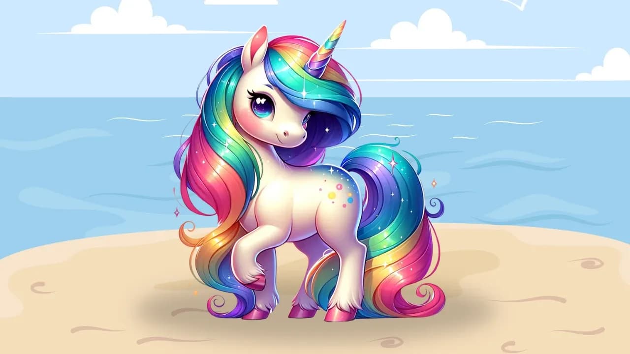 Theda & das Regenbogen-Einhorn