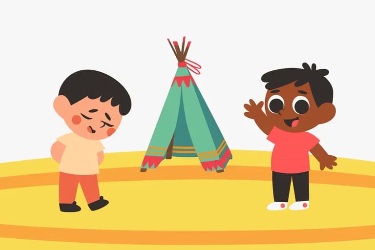 Tim & Adrian bauen ein Tipi