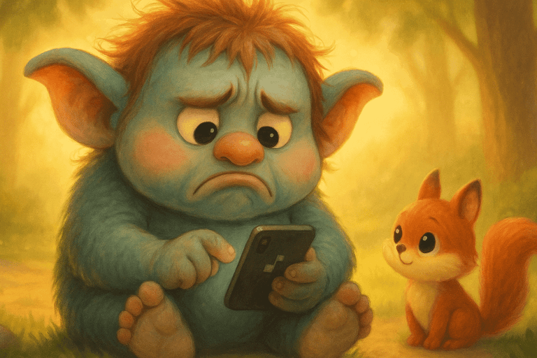 Was wäre, wenn der Schmoll-Troll TikTok hätte?