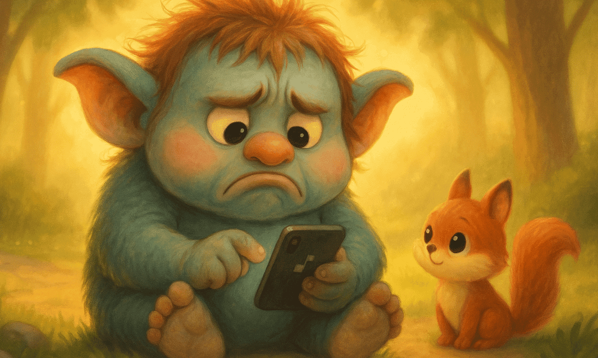 Was wäre, wenn der Schmoll-Troll TikTok hätte?